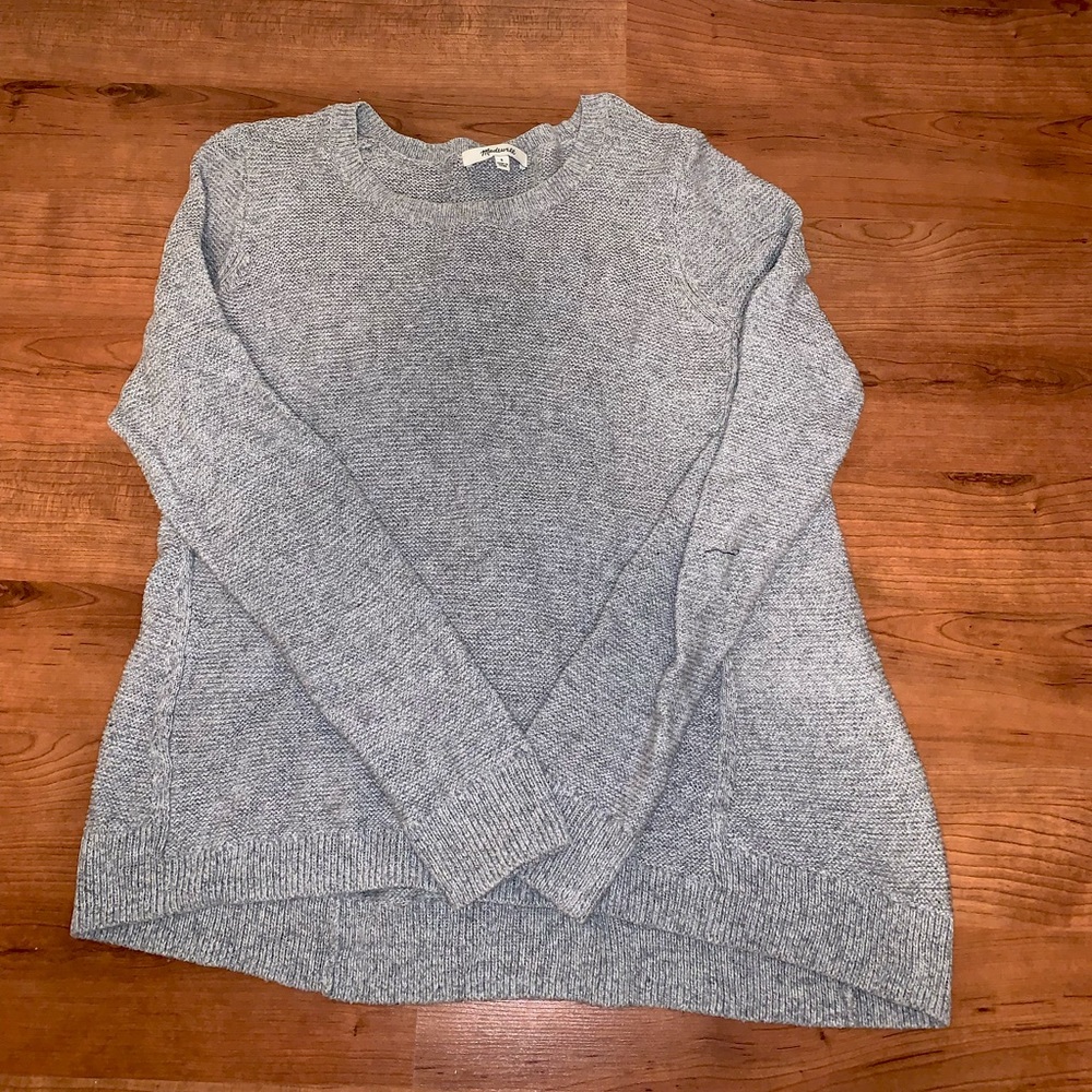 Gray Madewell sweater, worn once